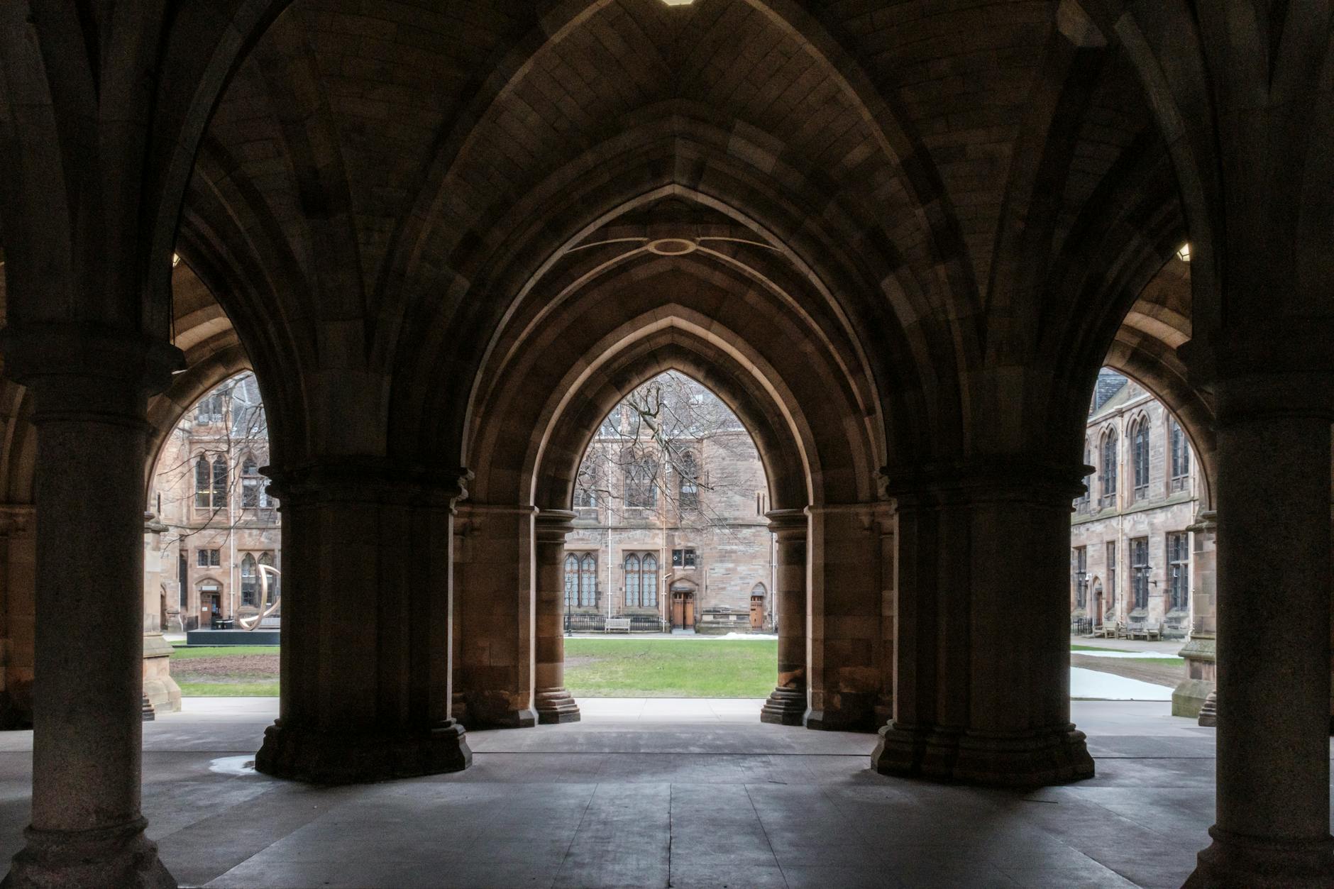 arches in university in glasgow